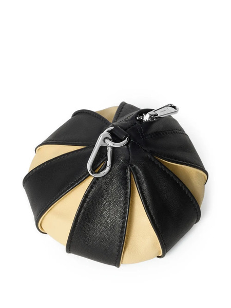  Lemaire Balloon Zipped Leather Key Charm - Black 