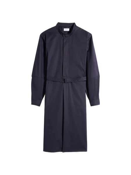  Lemaire Belt Mini Shirt Dress - Blue 