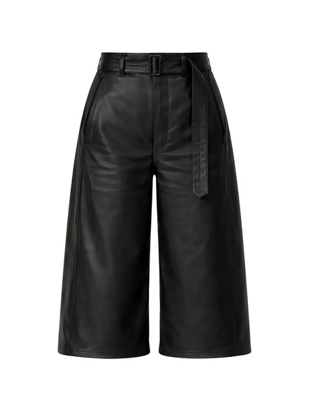  Lemaire Belted Shorts - Brown 