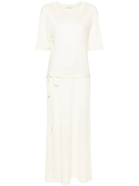  Lemaire Belted T-shirt Maxi Dress - Yellow 