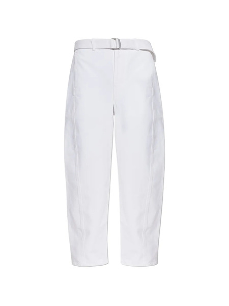  Lemaire Belted Trousers - White 