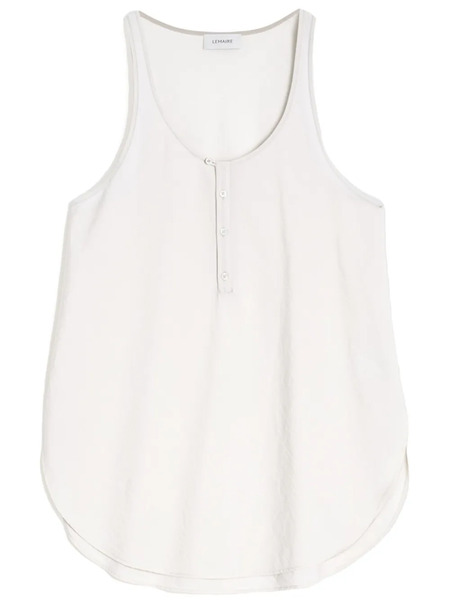  Lemaire Bias Cut Tank Top - White 