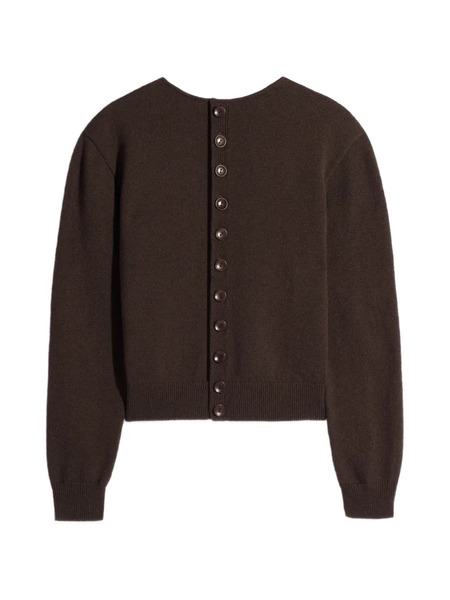  Lemaire Buttoned Cardigan - Brown 