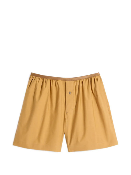  Lemaire Buttoned Elasticated Shorts - Neutrals 