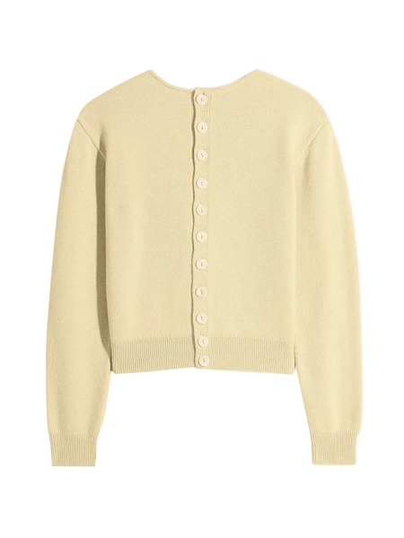  Lemaire Buttoned Reversible Cardigan - Neutrals 