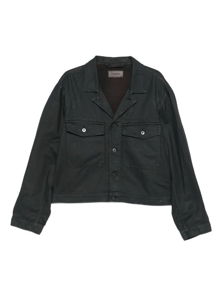  Lemaire Cotton Shirt Jacket - Black 