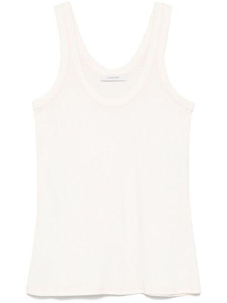  Lemaire Cotton Tank Top - Neutrals 