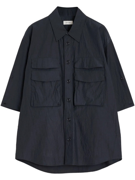  Lemaire Crepe Shirt - Black 