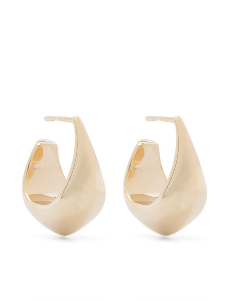  Lemaire Curved Mini Drop Earrings - Gold 