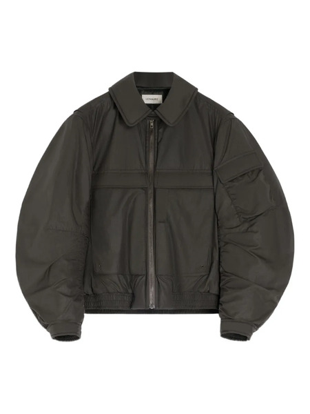  Lemaire Detachable-collar Puffer Jacket - Brown 
