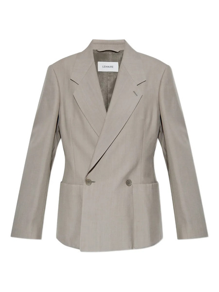  Lemaire Double-breasted Blazer - Neutrals 