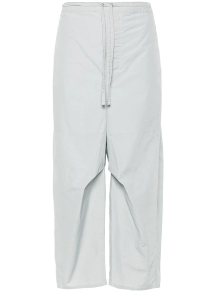  Lemaire Drawstring-fastening Cropped Trousers - Grey 