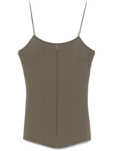  Lemaire Fine-knit Tank Top - Green 