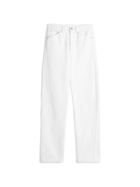  Lemaire Five Pockets Twisted Jeans - White 