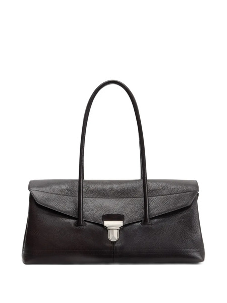  Lemaire Gear Leather Shoulder Bag - Black 