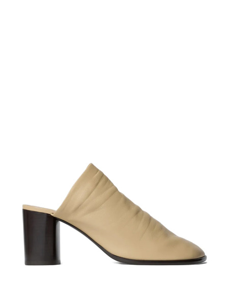  Lemaire Glove Block-heel Mules - Neutrals 