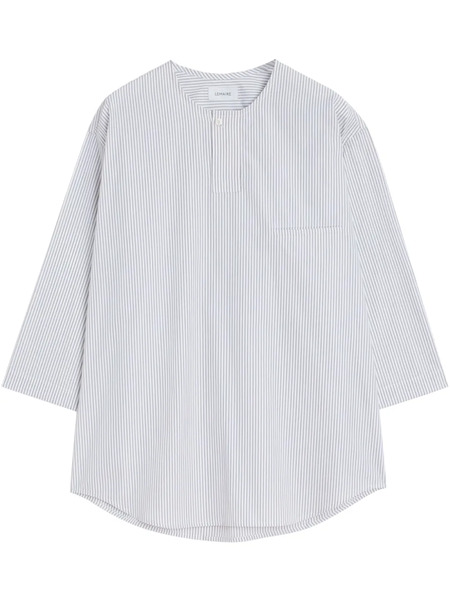  Lemaire Henley Shirt - White 