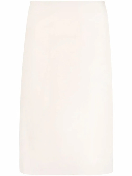  Lemaire High-waisted Midi Skirt - Neutrals 