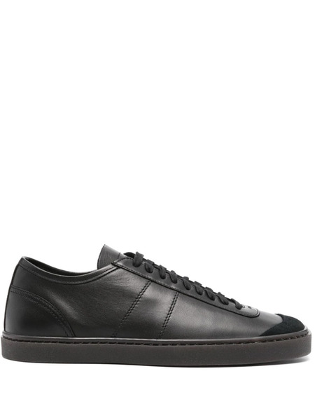 Lemaire Linoleum Leather Sneakers - Black 