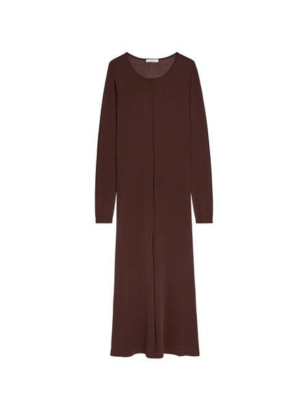  Lemaire Long-sleeve Maxi Dress - Brown 