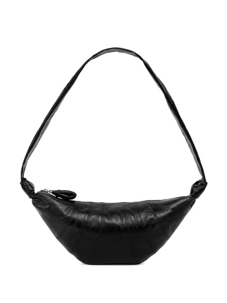  Lemaire Medium Croissant Cotton Shoulder Bag - Black 