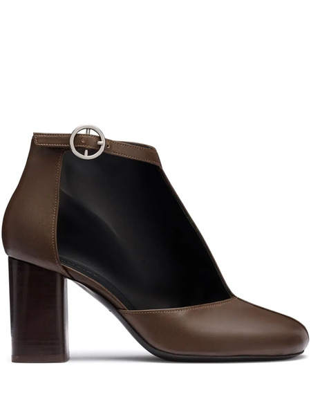  Lemaire 80mm Cut-out Boots - Brown 