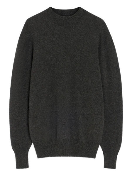  Lemaire Mock-neck Ribbeed Sweater - Grey 