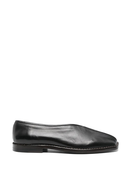  Lemaire Open-toe Loafers - Black 