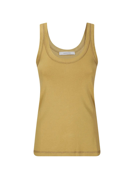  Lemaire Ribbed Tank Top - Yellow 