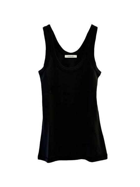  Lemaire Scoop-neck Tank Top - Black 