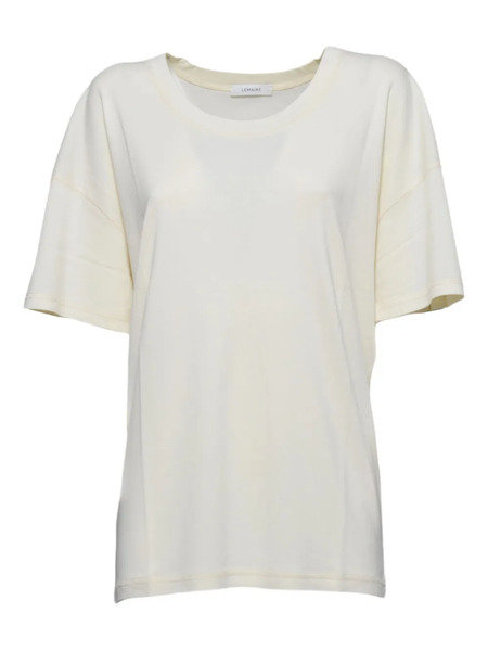  Lemaire Seam-detail T-shirt - Neutrals 