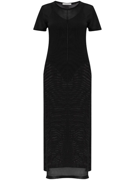  Lemaire Side-slits Maxi Dress - Black 