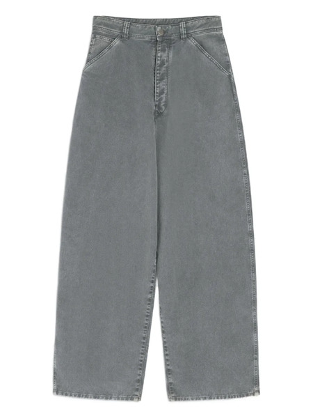  Lemaire Snow-wash Tapered Trousers - Grey 