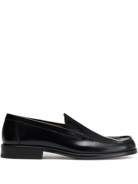  Lemaire Square-toe Loafers - Black 