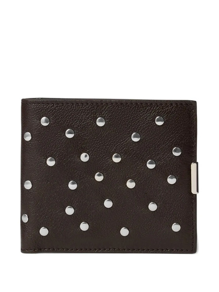  Lemaire Studded Bi-fold Wallet - Brown 