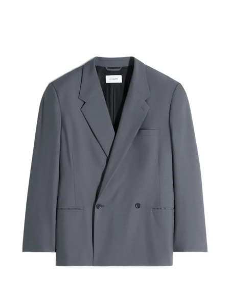  Lemaire Tailored Double-breasted Jacket - Grey 