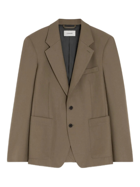  Lemaire Tailored Patch-pockets Blazer - Green 
