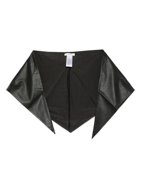  Lemaire Triangle Leather Scarf - Black 