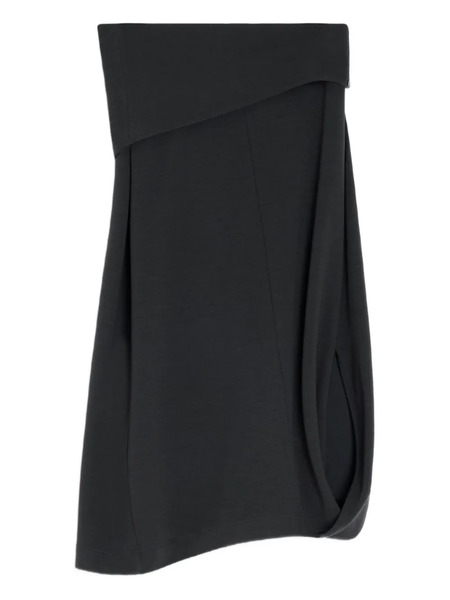  Lemaire Twisted-hem Skirt - Black 