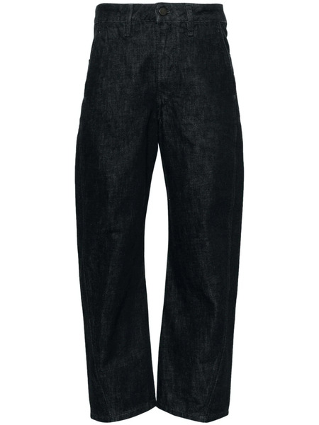  Lemaire Twisted High-rise Cropped Jeans - Blue 