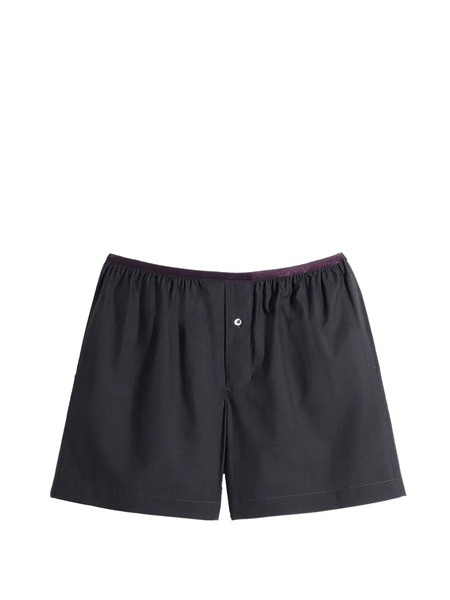  Lemaire Washed Boxer Shorts Pyjama - Black 