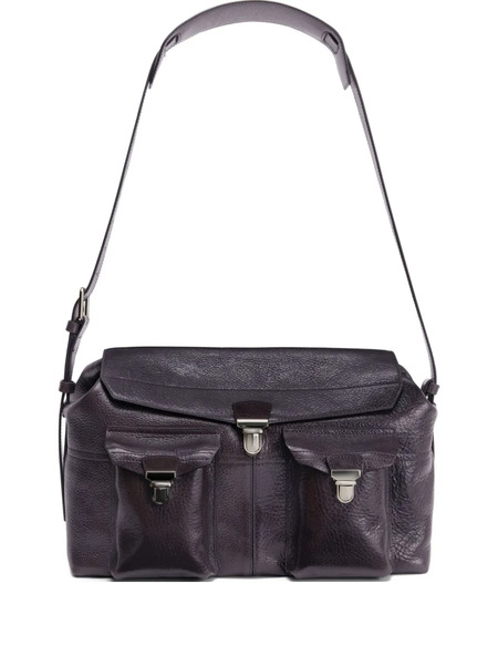  Lemaire Week-end Gear Leather Shoulder Bag - Brown 