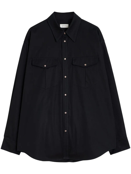  Lemaire Western Shirt - Black 