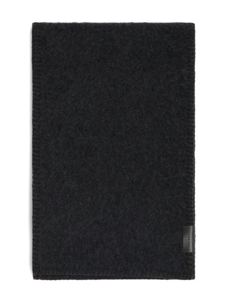  Lemaire Wool Felt-edge Scarf - Grey 