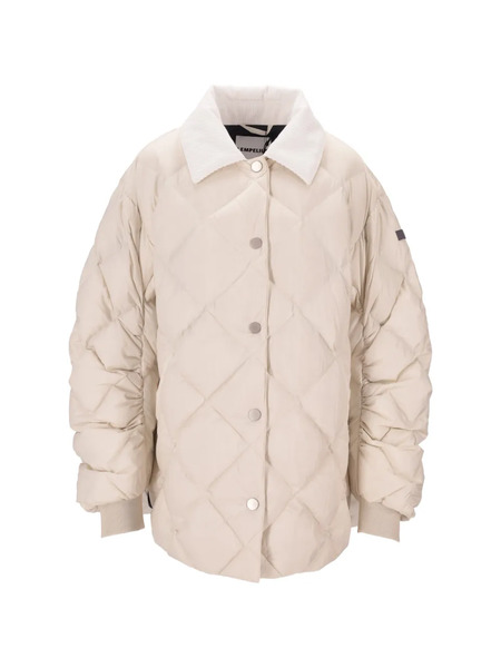  Lempelius Corduroy-collar Quilted Jacket - Neutrals 
