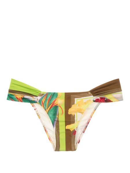  Lenny Niemeyer Carres Draped Bikini Bottoms - Multicolour 