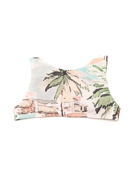  Lenny Niemeyer Watercolour-effect Bikini Top - Neutrals 