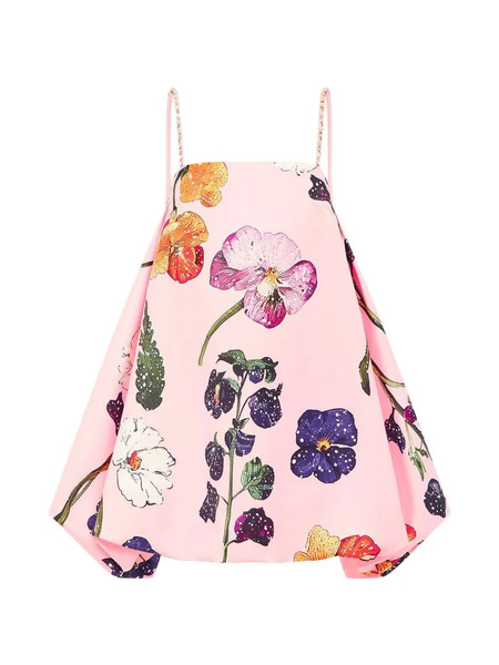  Leo Lin Patsy Embellished Puff Mini Dress - Pink 