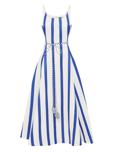  Leo Lin Serafina Striped Maxi Dress - White 