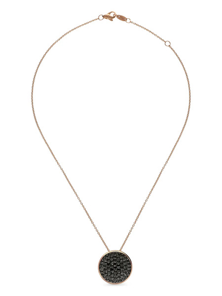  Leo Pizzo 18k Rose Gold Coin Diamond Necklace - Pink 